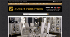 Desktop Screenshot of mariemfurniture.com